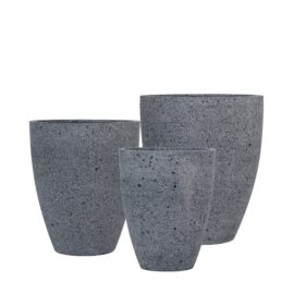 Pot conique sandy gris anthracite