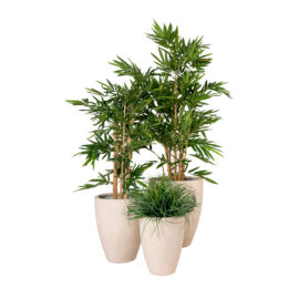 Pot conique sandy beige