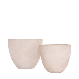 Pot lotus sandy beige