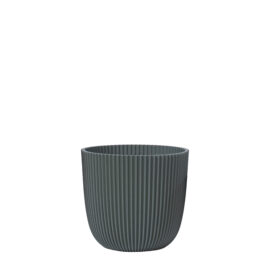 Mini pot œuf à rainures vert