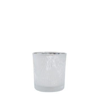 Tealight Zebra H 8cm