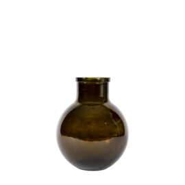 Vase Aran vert olive H 31cm