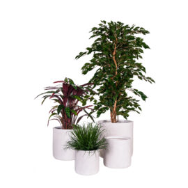 Pot œuf blanc finition brute