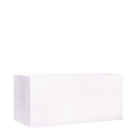 Jardinière blanche finition brute