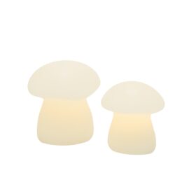 Elvina, set de 2 champignons lumineux