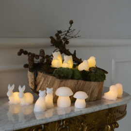 Elvina, set de 2 champignons lumineux