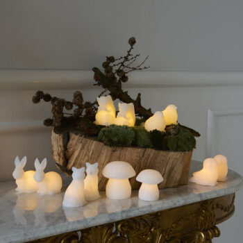 Elvina, set de 2 champignons lumineux