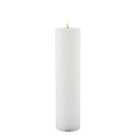 Bougie H 30cm * D7,5 cm Sille rechargeable vraie cire