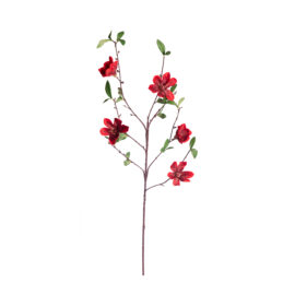 magnolia rouge H 94cm