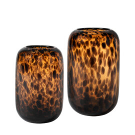 Vase à imprimé léopard