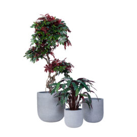 Pot œuf sandy gris