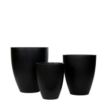 Pot conique sandy noir