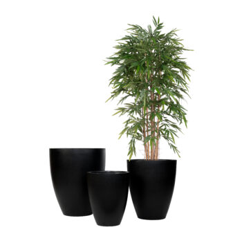 Pot conique sandy noir
