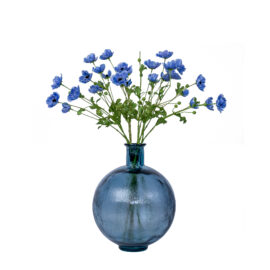 Vase Firenza sphère bleu H 42cm