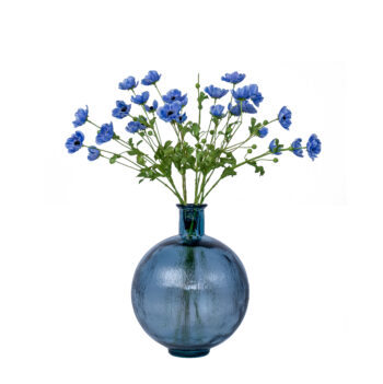 Vase Firenza sphère bleu H 42cm