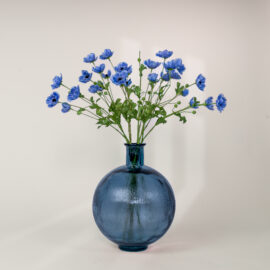 Vase Firenza sphère bleu H 42cm