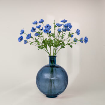 Vase Firenza sphère bleu H 42cm