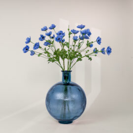 Vase Firenza sphère bleu H 42cm