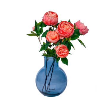Vase Aran bleu H 31cm
