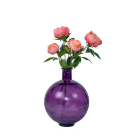 Vase Firenza sphère mauve