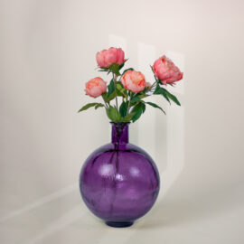 Vase Firenza sphère mauve