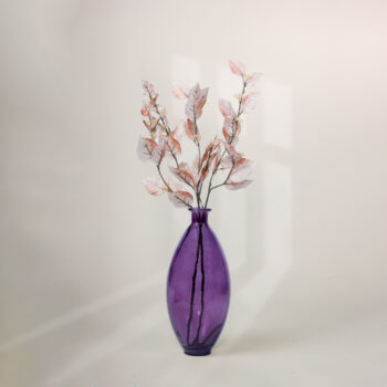 Vase Ares mauve H 38cm