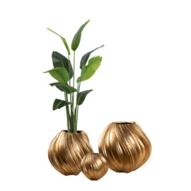 Pot Noho shiny gold