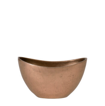 Pot Naya shiny dark gold H 21cm