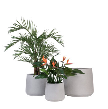 Pot cuve sandy gris