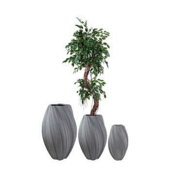 Pot Moya sandy grey