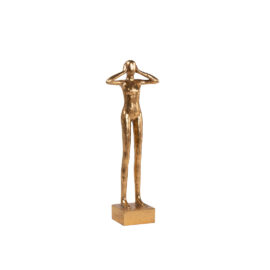 Statuette Silencia shiny gold H 50cm