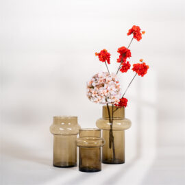 Vase Lune ambre