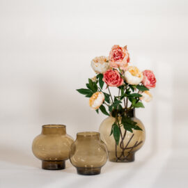 Vase Deborah ambre