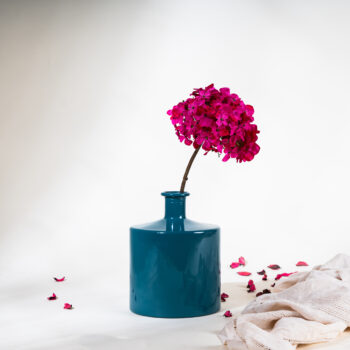 Vase Arturo bleu canard