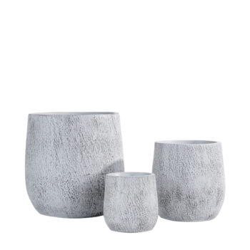 Pot high lexa gris finition brute