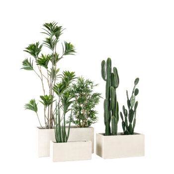 Jardinière antique beige finition brute