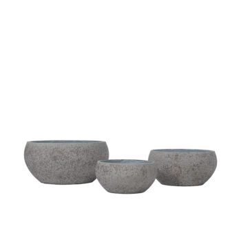 Pot plateau granite grège