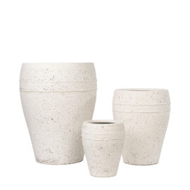 Pot Lime High granite ivory