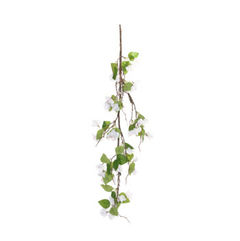 Guirlande de bougainvillier blanche L 100cm