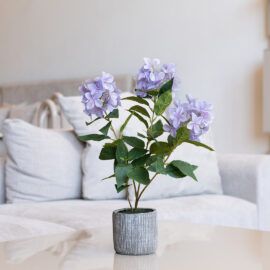 Snowball blue H 46cm