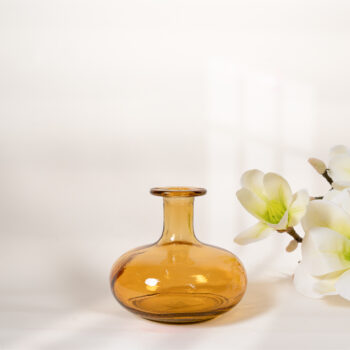 Vase bottle miel H 12cm