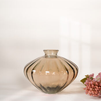 Vase Etnico ambré H 14cm