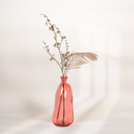 Vase simplicity rose H 51cm