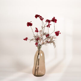 Vase simplicity ambré H 51cm
