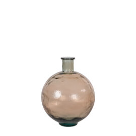 Vase Firenza sphère ambré H 42cm
