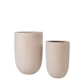 Pot élancé Miengto Beige