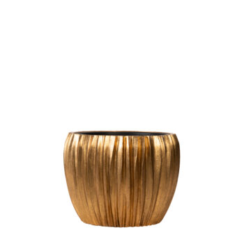 Pot œuf wavy gold