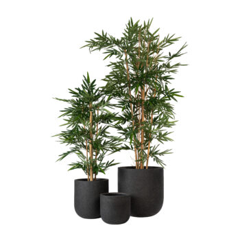 Pot œuf sandblasted noir