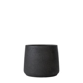 Pot cuve sandblasted noir