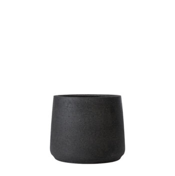 Pot cuve sandblasted noir